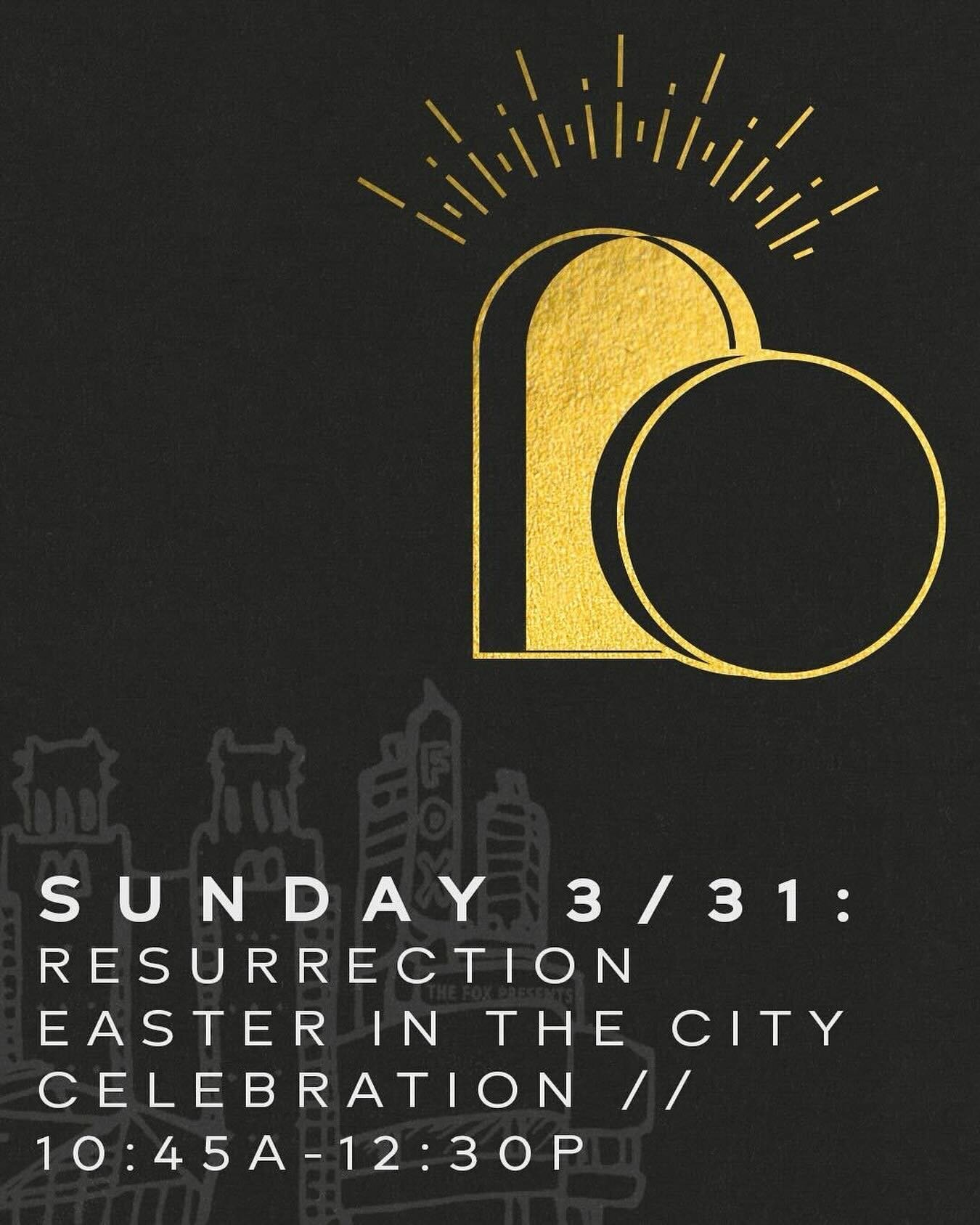 It&rsquo;s going up tomorrow because He got up!!! 🎉

#EasterInTheCity