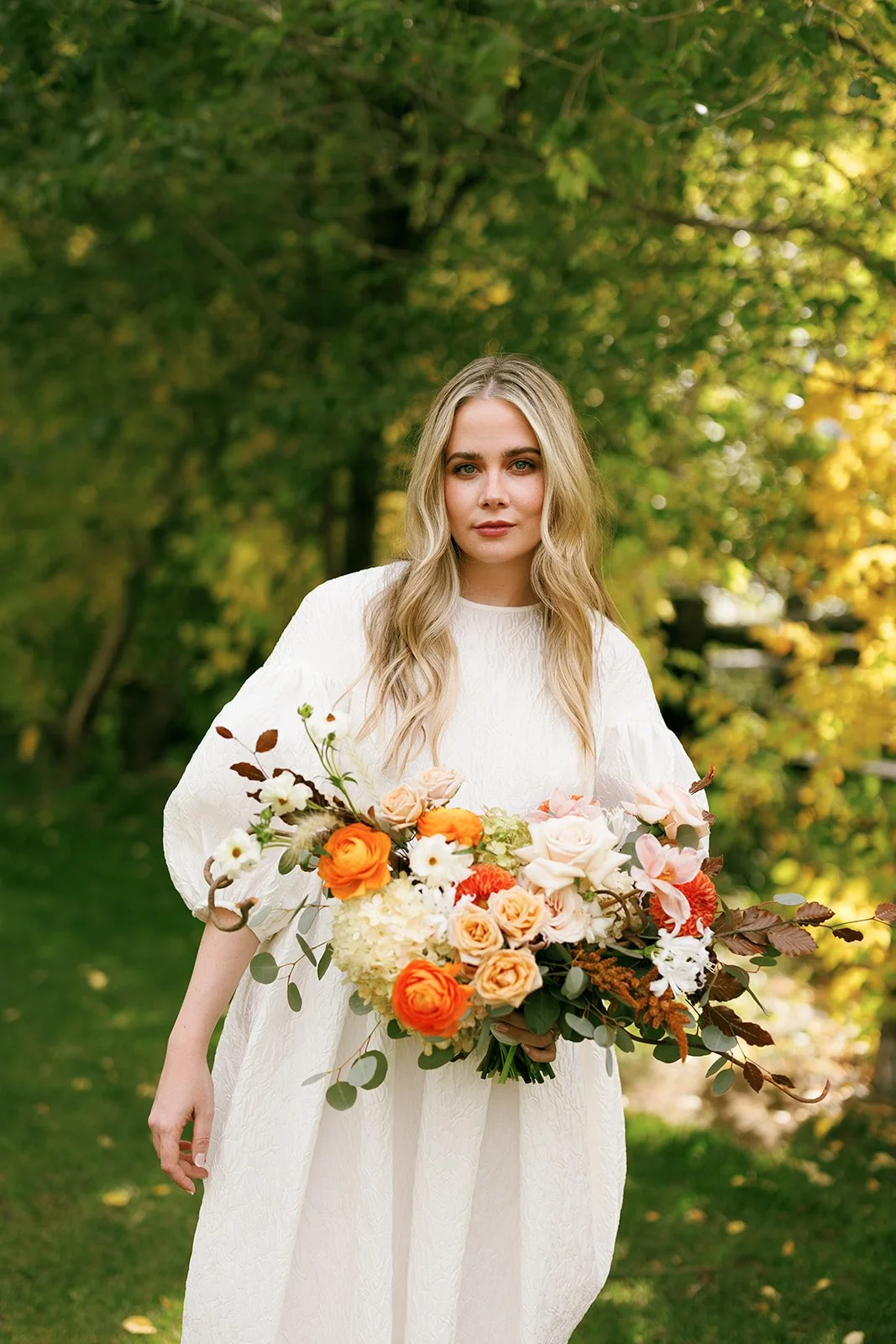 unique fall wedding flowers in Colorado