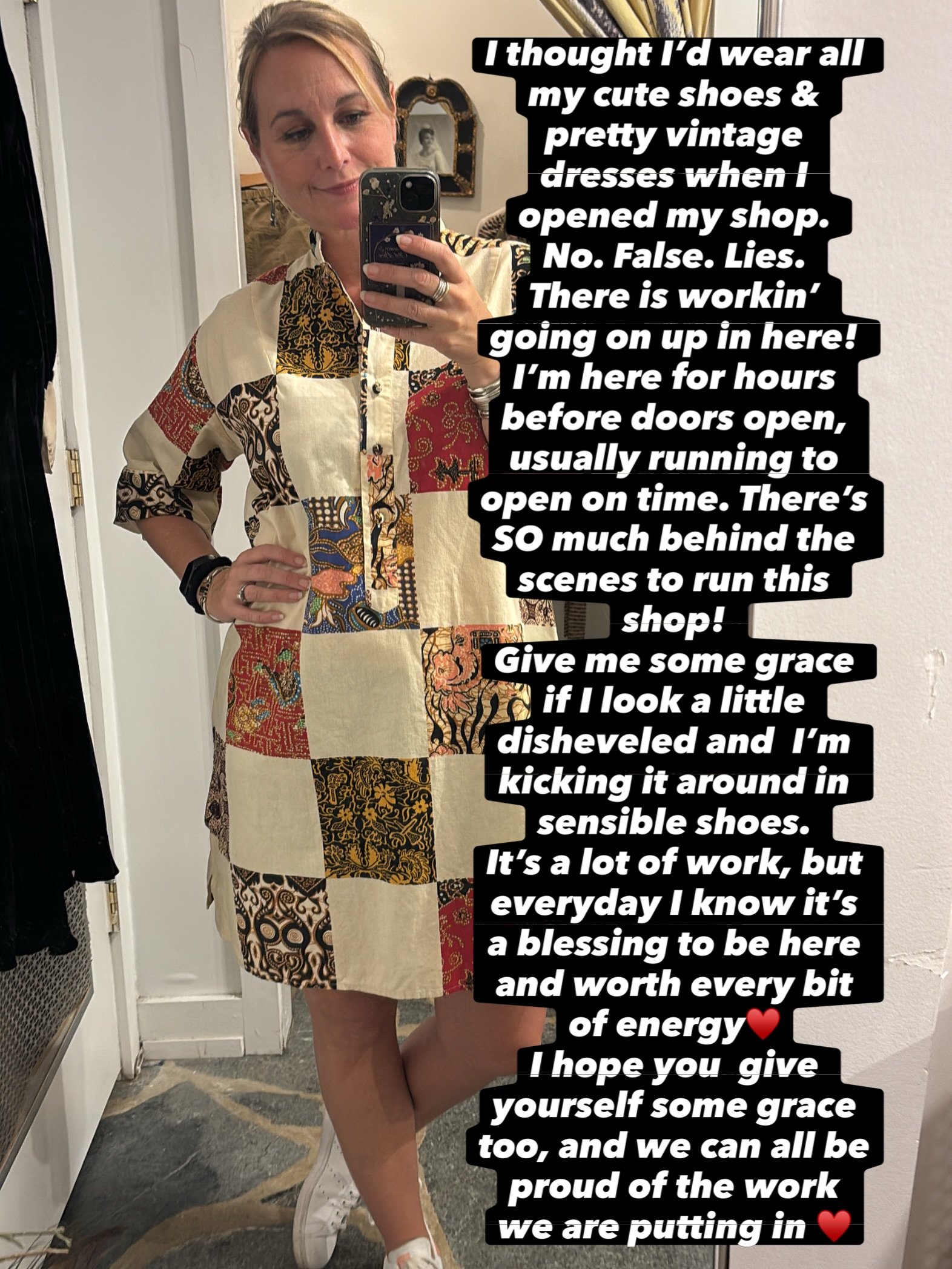 We all need a little grace. We can&rsquo;t be all the things all the time. Trying to meet expectations of others is draining. 
This morning was one of those mornings that I just couldn&rsquo;t get everything done before I opened, so I threw it in the