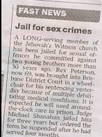 Australia Elder Jailed