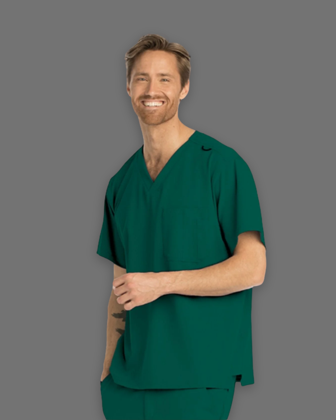 This is the men's Skechers scrub top style SK0112