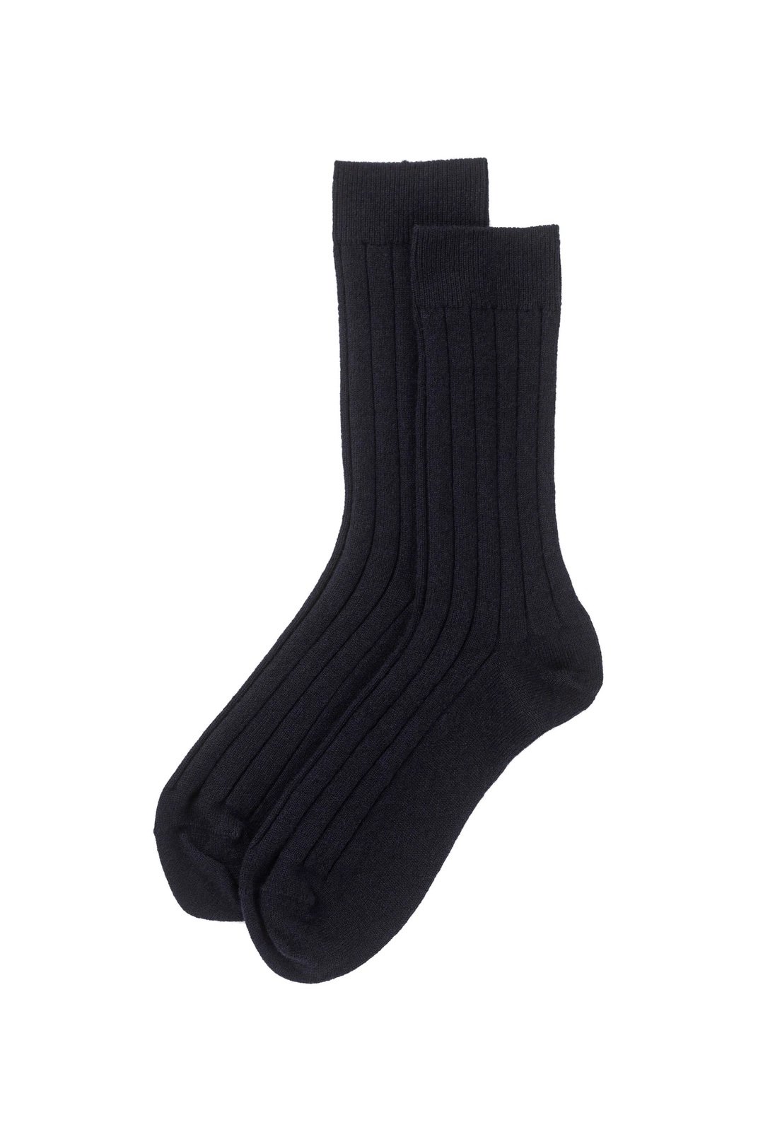 Johnstons of Elgin Men's Cashmere Ribbed Socks