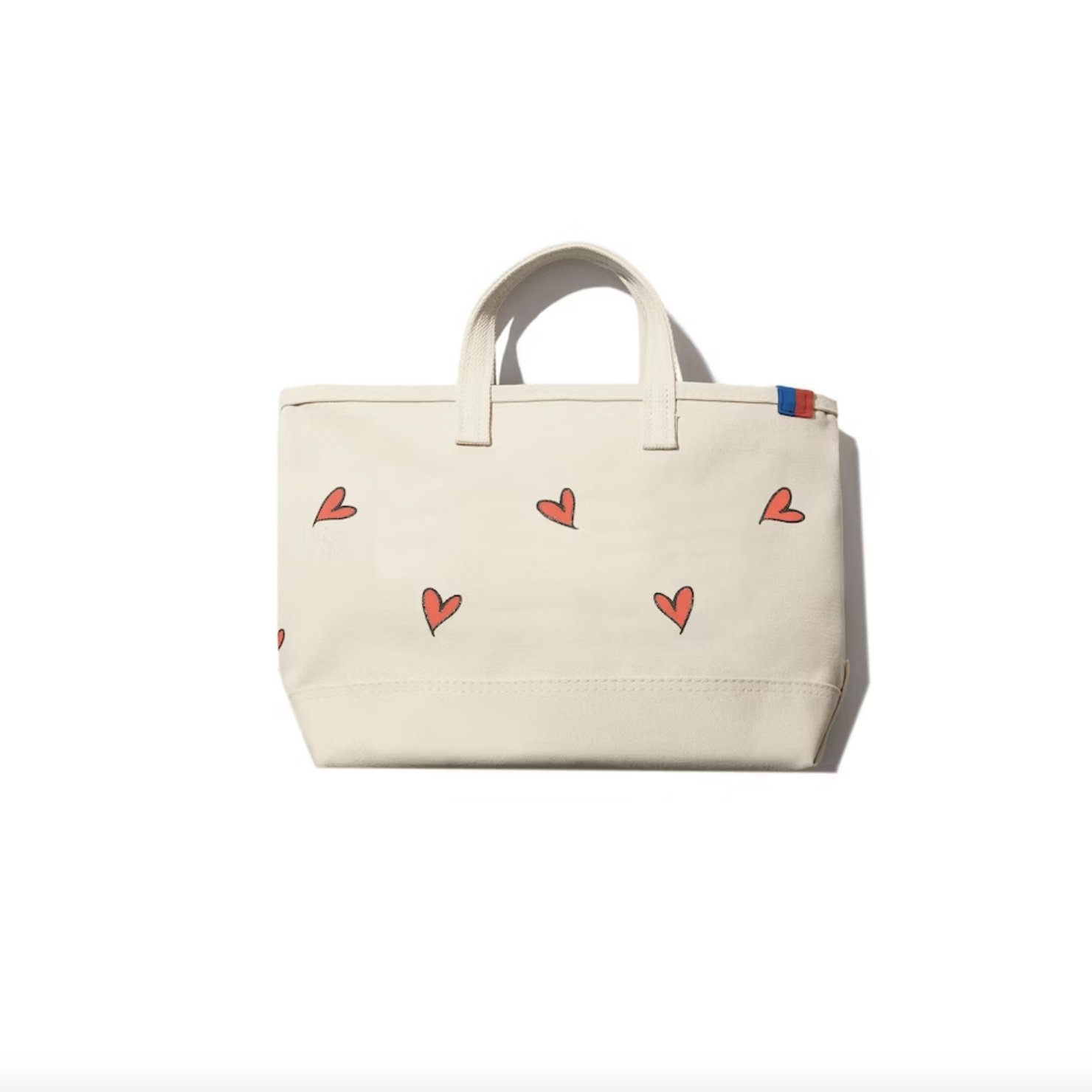 KULE All Over Heart Medium Canvas Tote