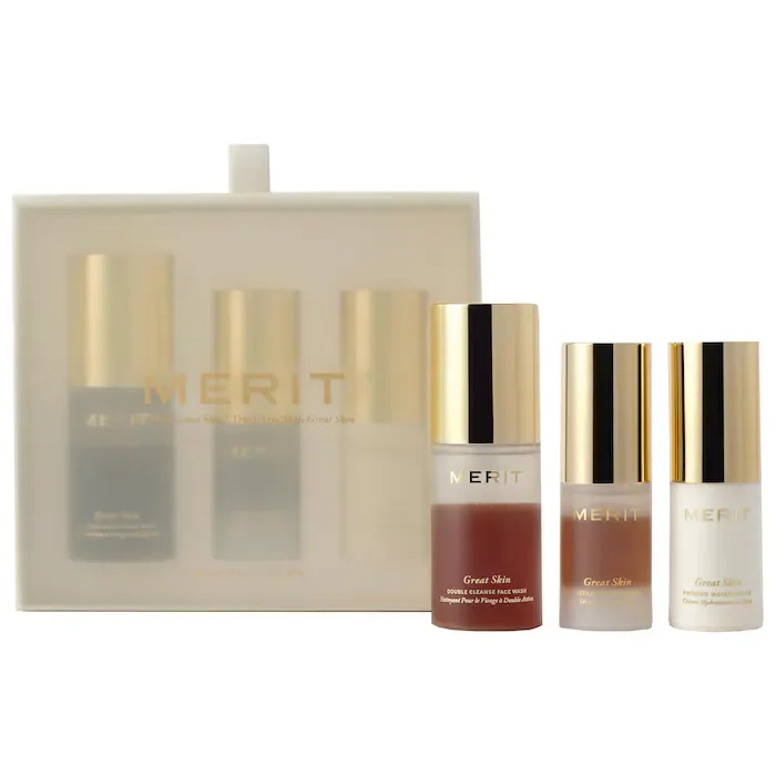 Merit Beauty Mini Great Skin Trio
