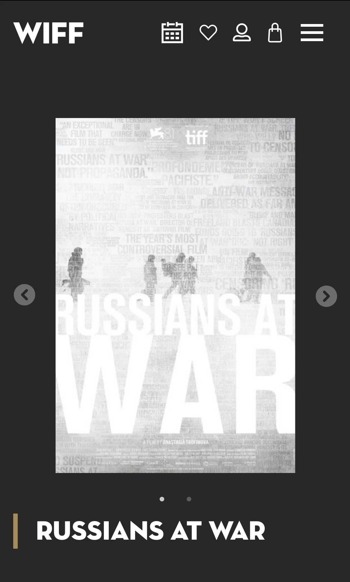 Russians at War at the Windsor International Film Festival
