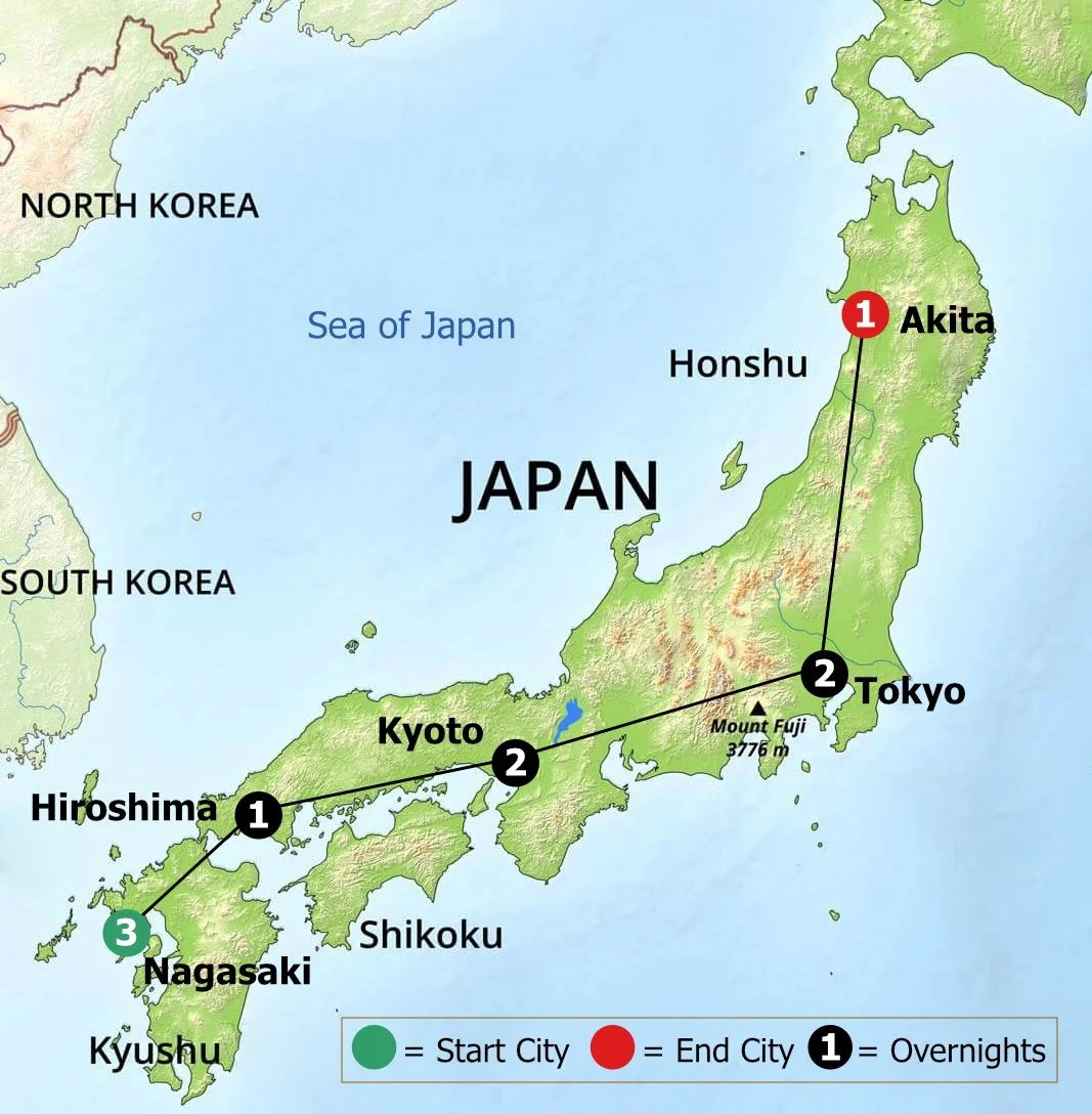 Catholic Japan route
