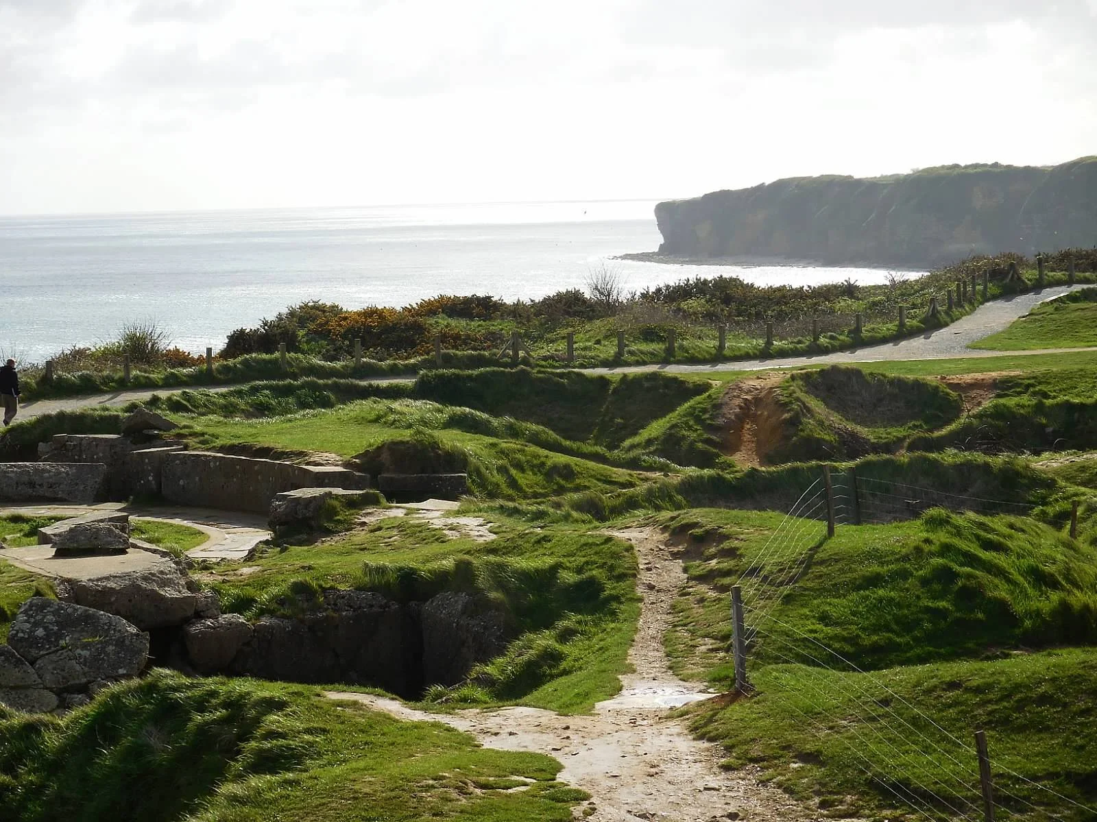 Normandy Beaches. Pointe du Hoc. CReyes 2015.JPG