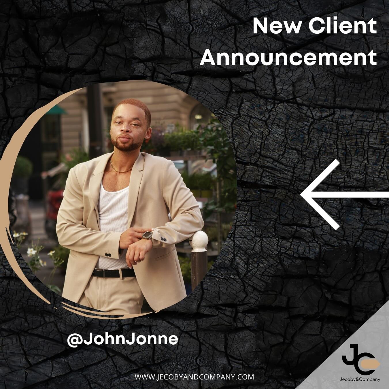 New Client: @johnjonne, the visionary. ✍🏾

Inks dry! I&rsquo;m so excited to work with John-Jonne on his creative and professional journey. J&amp;C will be providing management, and PR services for this partnership.

If you&rsquo;d like to partner w