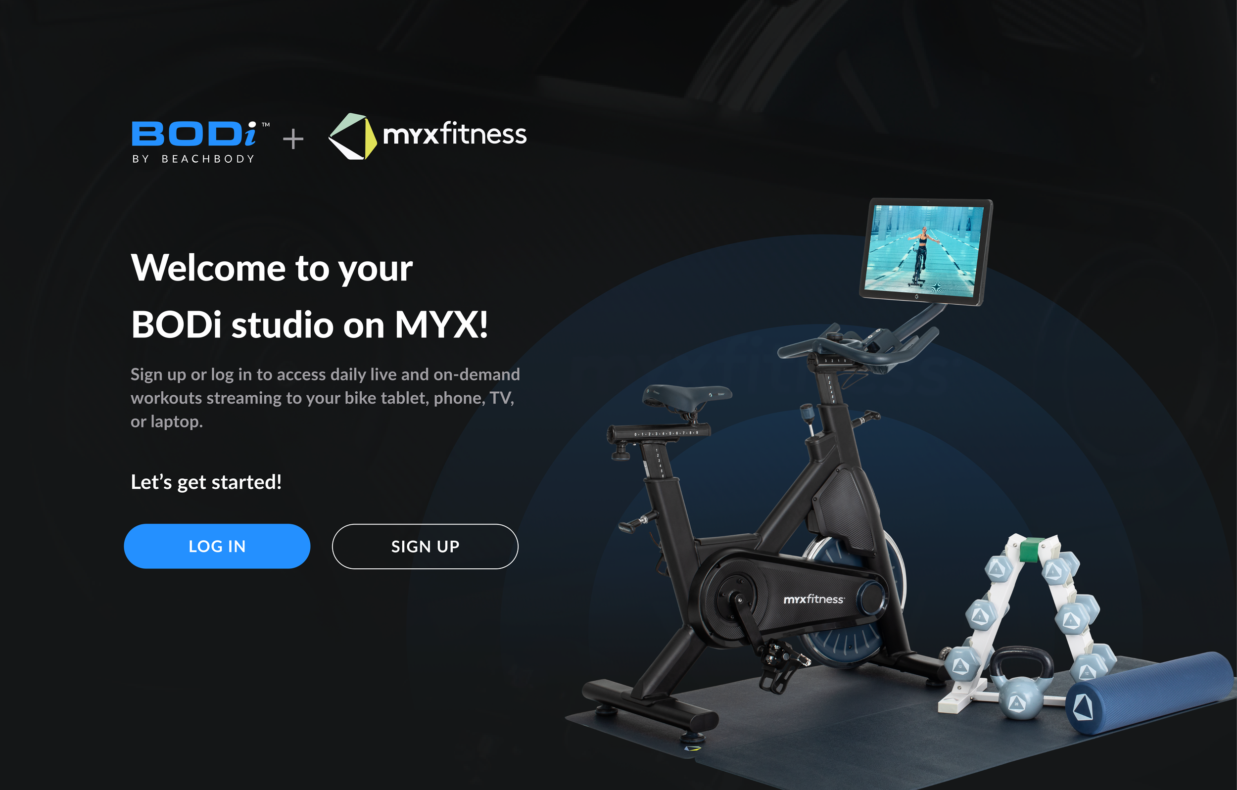 Beachbody Bike + MyxFitness