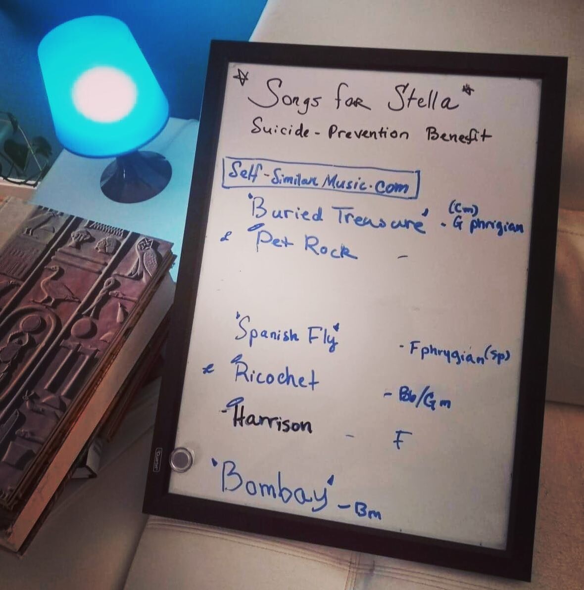 Thanks, #songsforstella! We had a blast performing for your #livestream. #setlist #suicideprevention @selfsimilarmedia