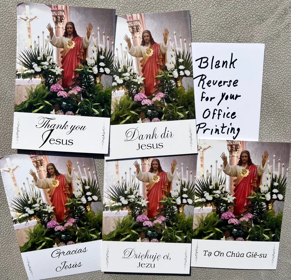 Free Thank You Jesus Cards