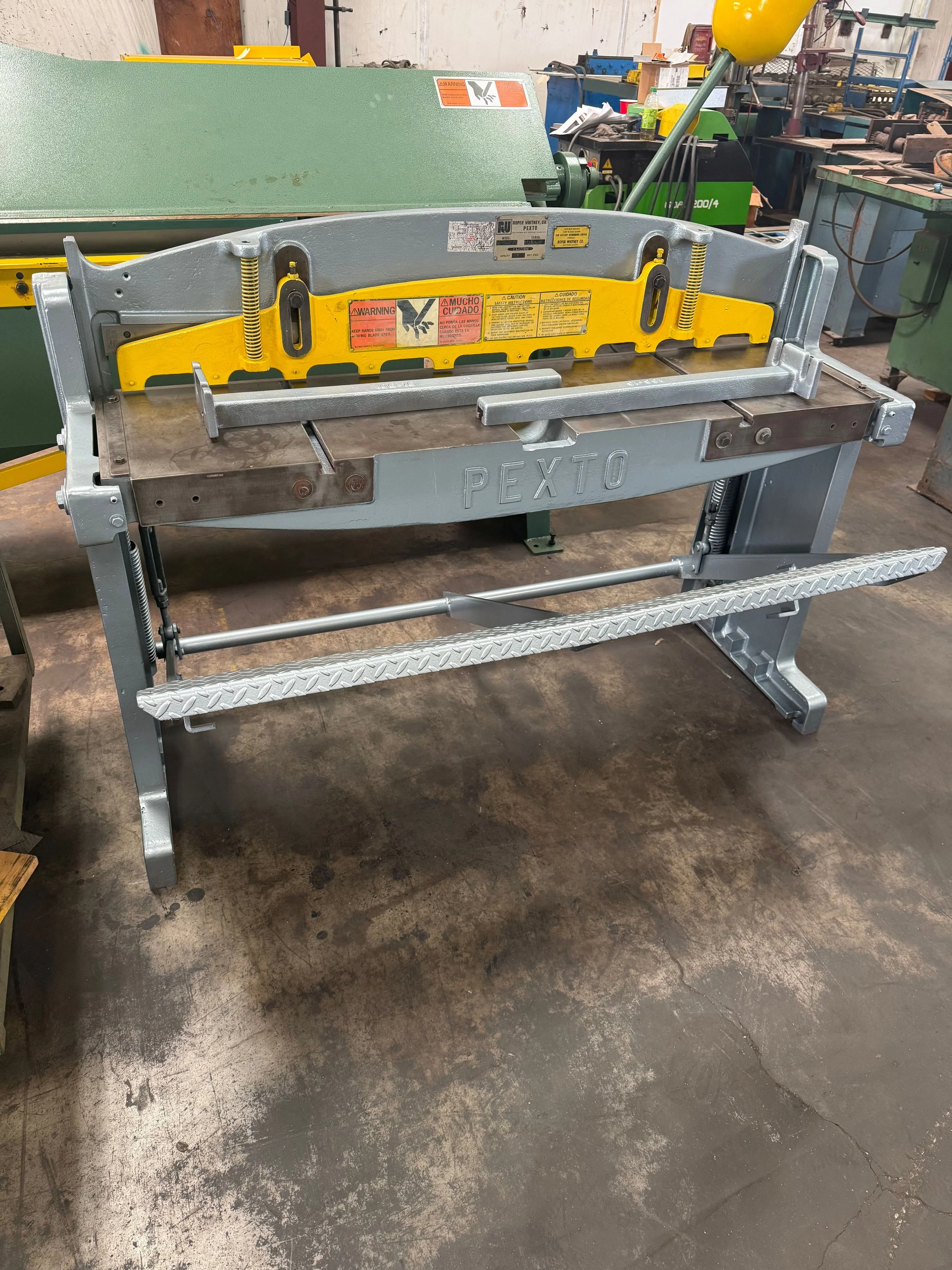 | Condition: USED | Type: SHEAR | Manufacturer: PEXTO | Model: 152 IN | Year: UNKNOWN |