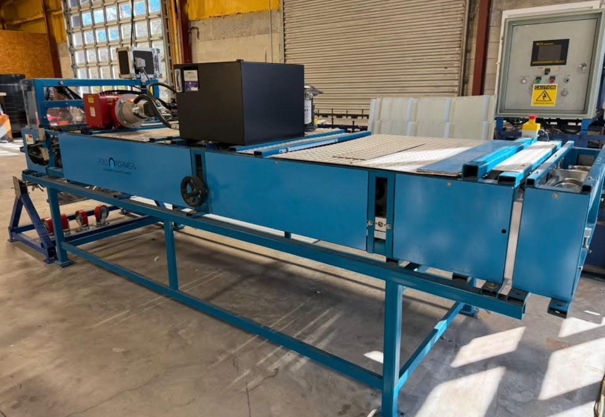 USED 2023 5 V CRIMP ROOF PANEL ROLLFORMING MACHINE