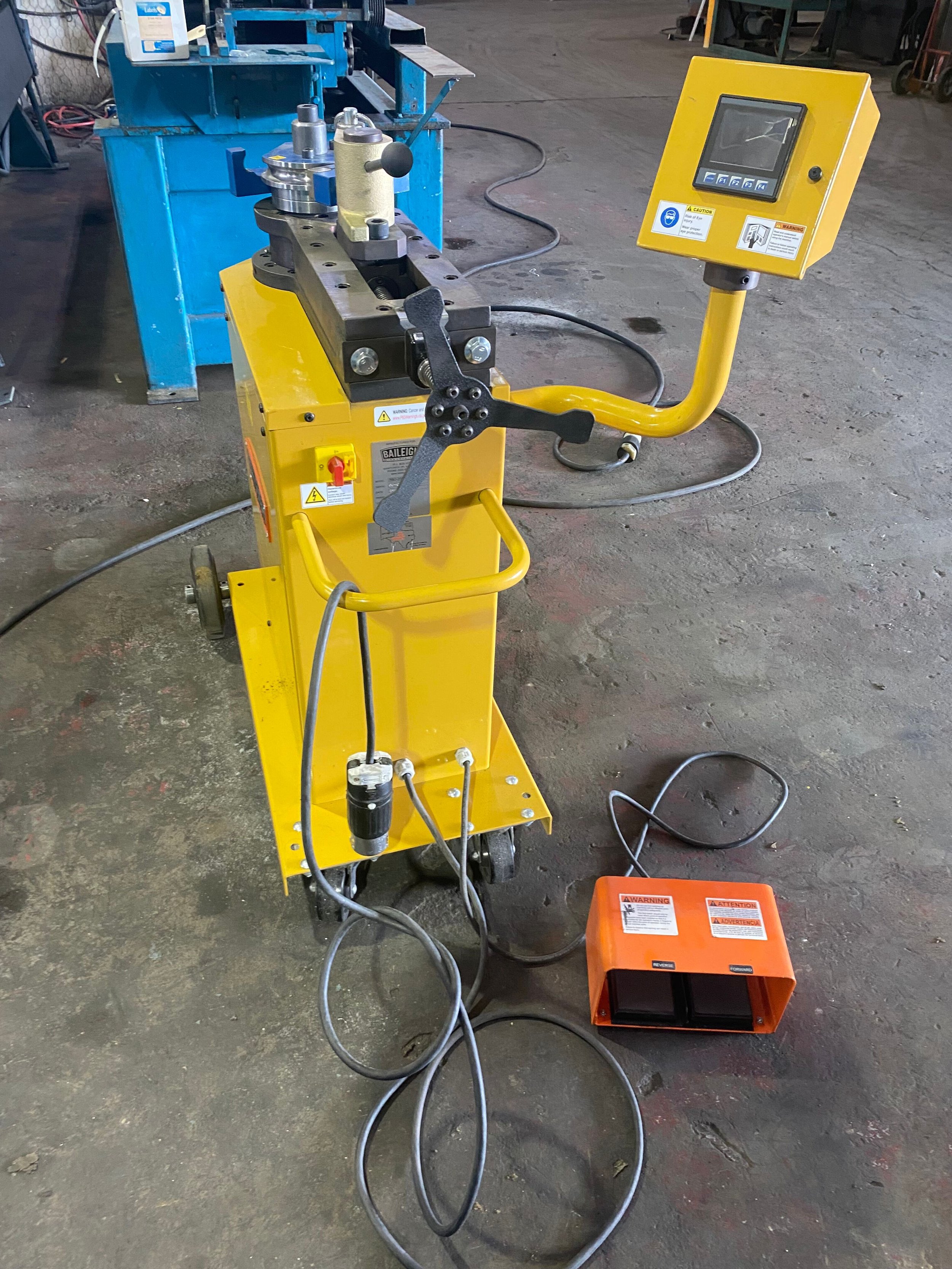 Elevate your metalworking with the USED Baileigh RDB-250 Programmable Tube Bender. Achieve perfect bends