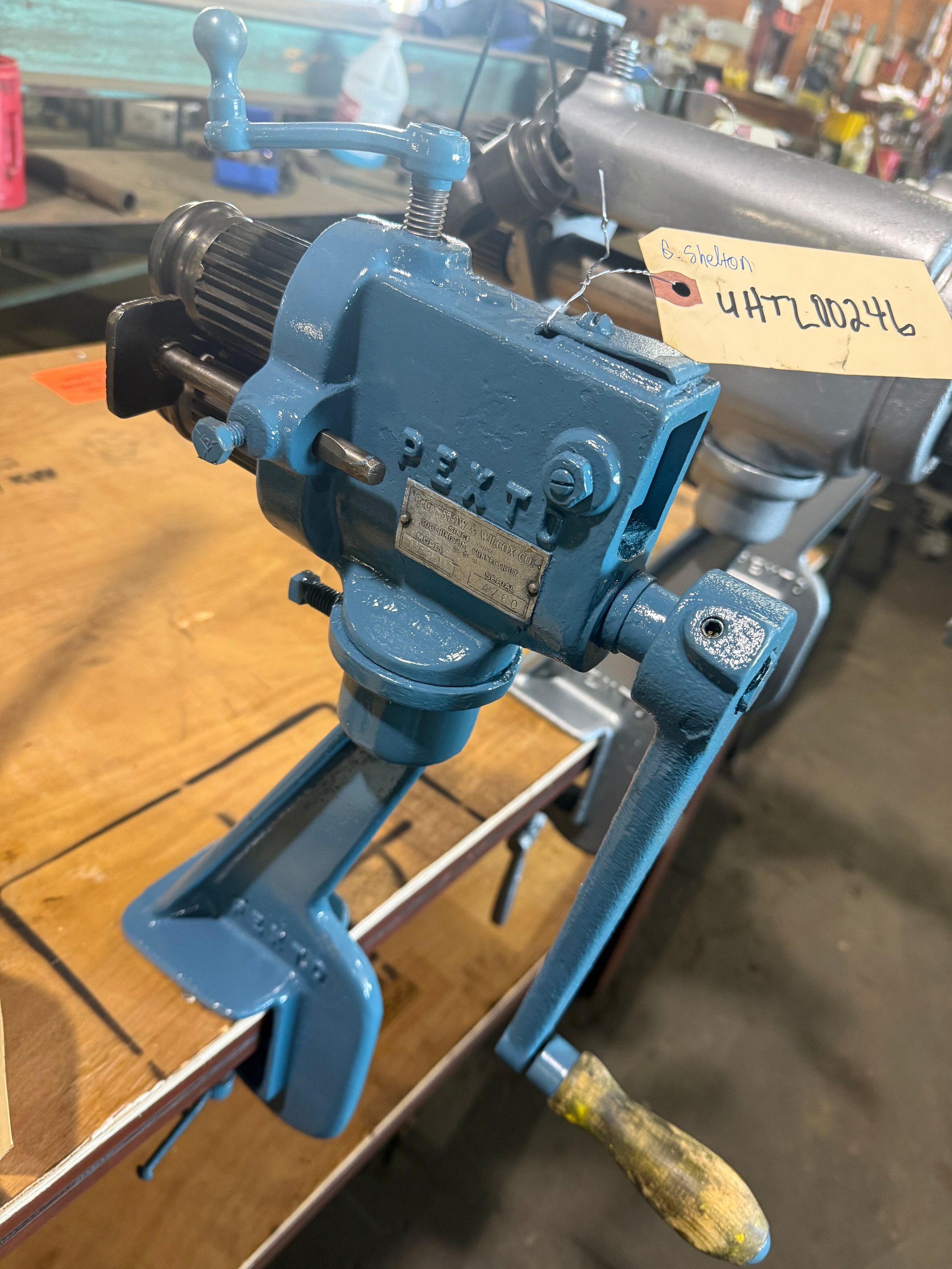 USED PEXTO 0581 CRIMPER BEADER