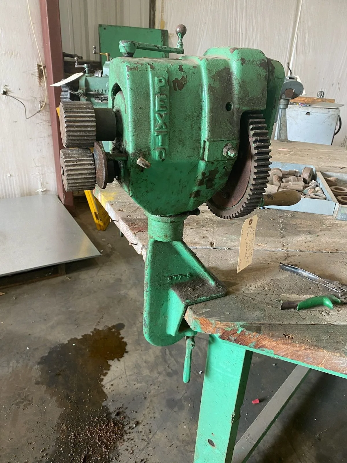 USED PEXTO 0585 HAND ROTARY MACHINE — Red River Machinery Inc. sheet metal fabrication