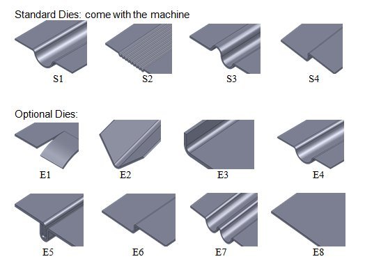 Round Edge Bead Roller Dies Set(3/8 Bead)