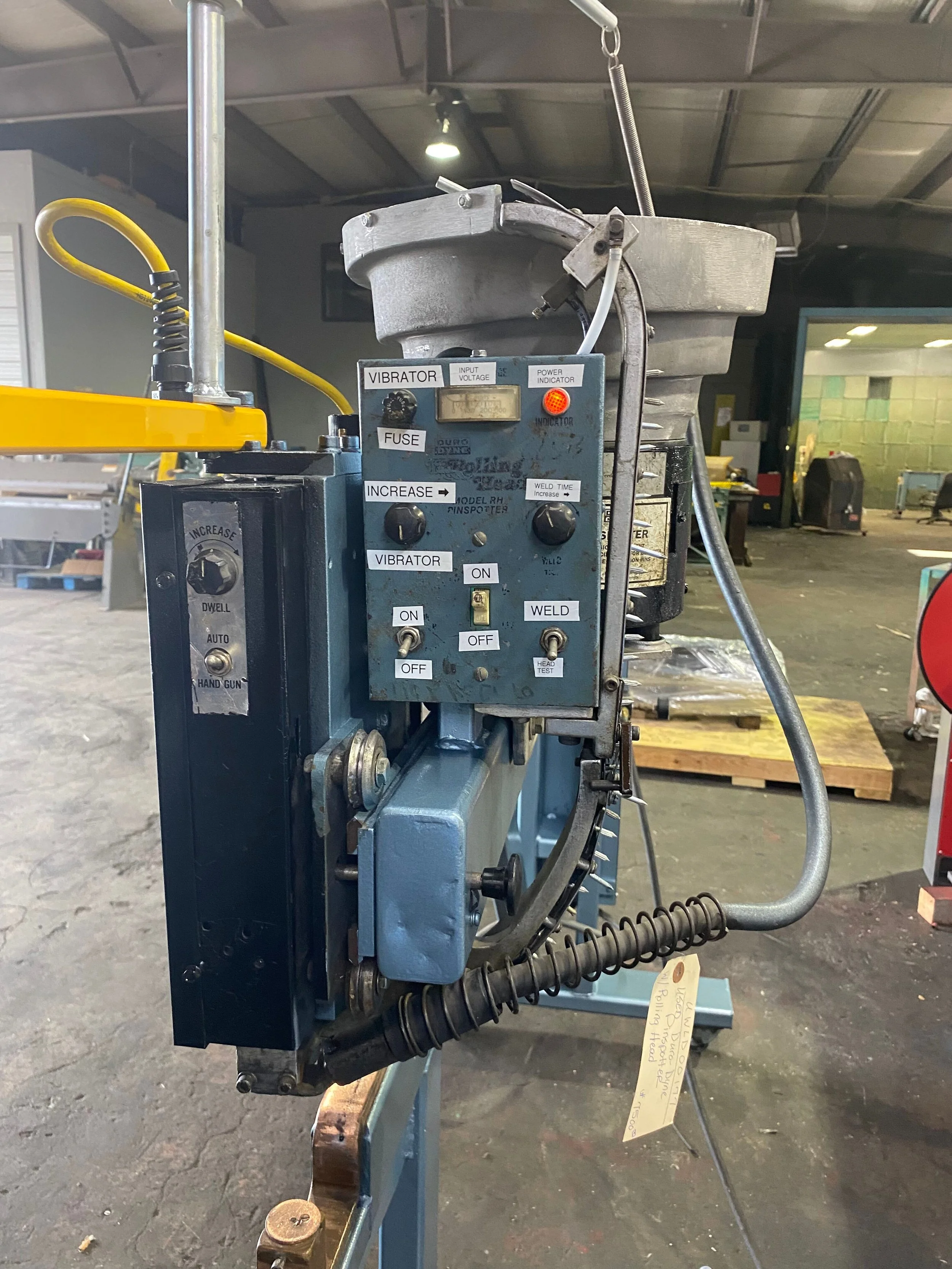 USED DURODYNE ROLLING HEAD PINSPOTTER — Red River Machinery Inc