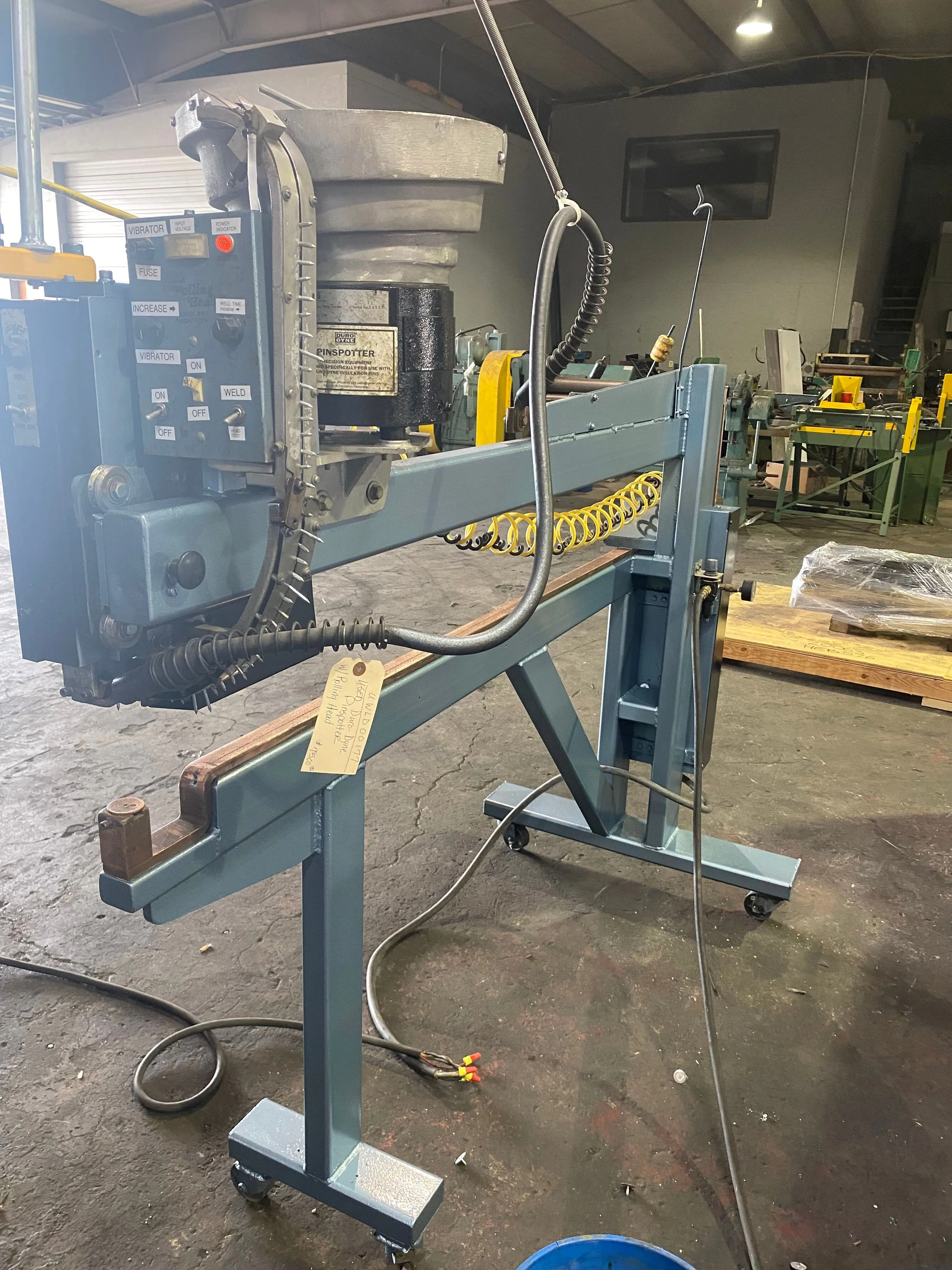 USED DURODYNE ROLLING HEAD PINSPOTTER — Red River Machinery Inc