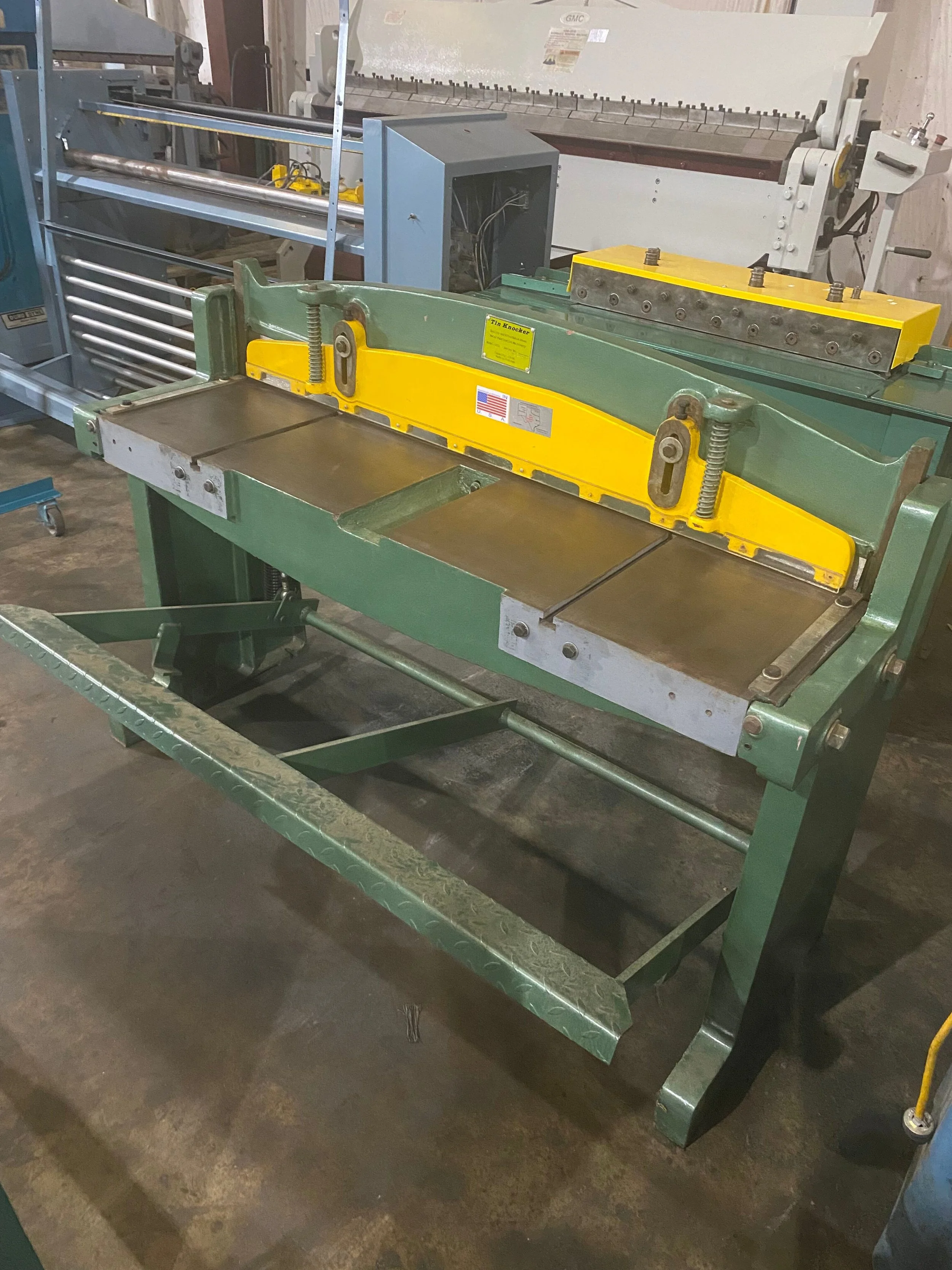 USED TIN KNOCKER 1652 FOOT SHEAR — Red River Machinery Inc