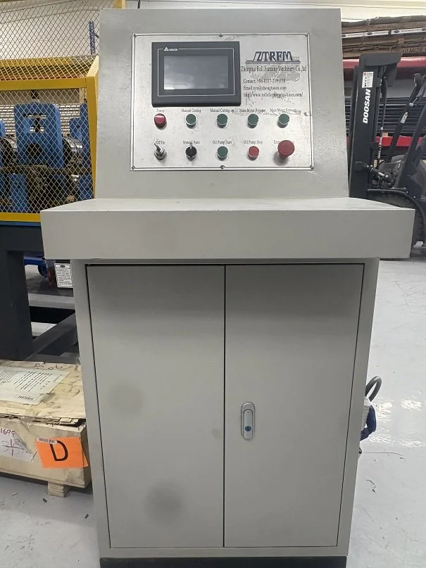 USED ROLLFORMER 24" W VALLEY MACHINE W/ 3/4" W AND HEMS