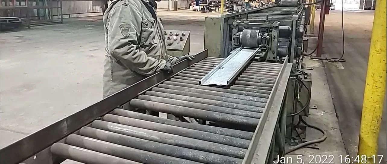 USED CORRUGATED GRAIN FLOOR ROLLFORMER