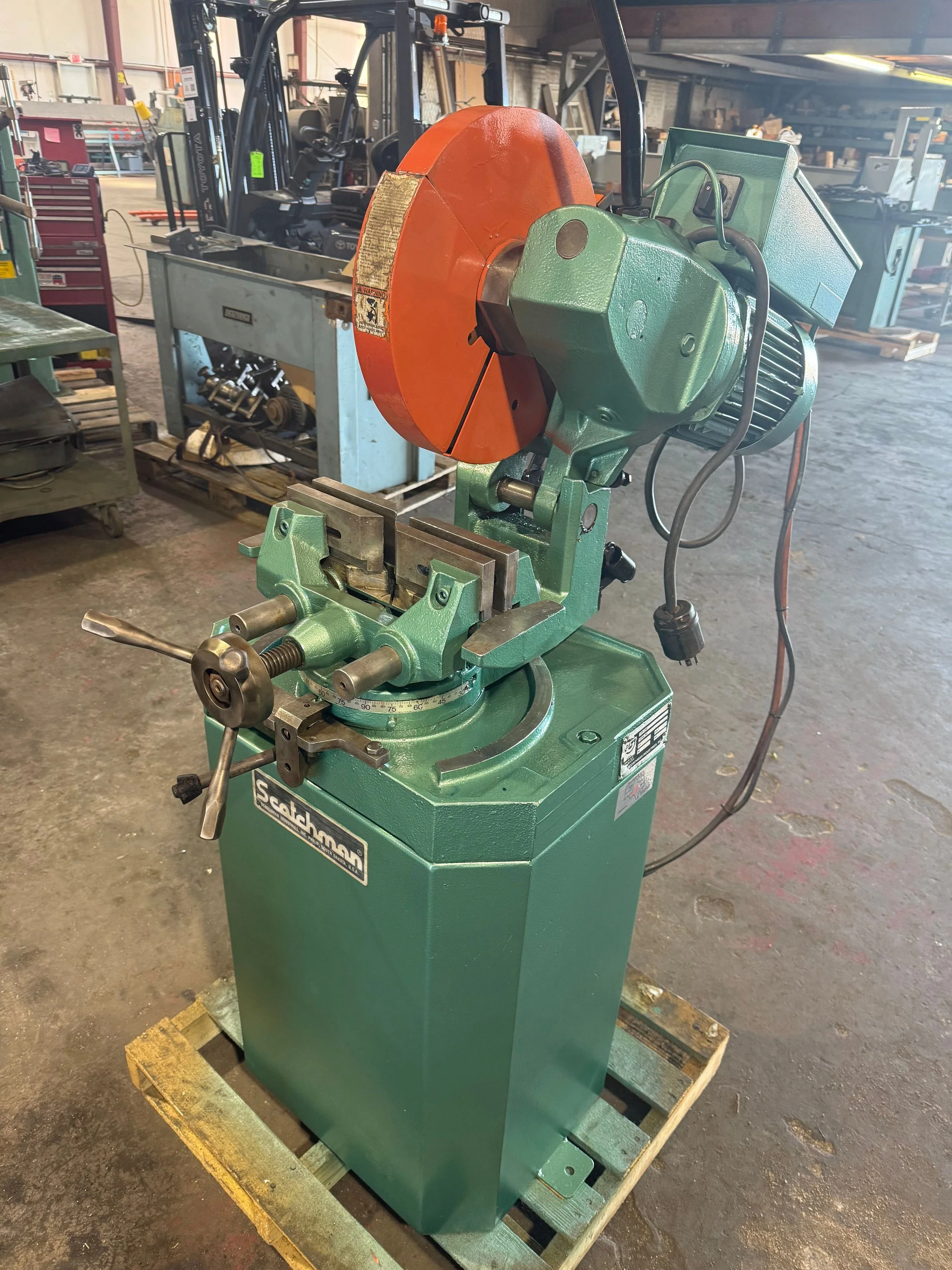 | Condition: USED | Type: COLD SAW  | Manufacturer: scotchman | Model: CPO350LT| Year: UNKNOWN |