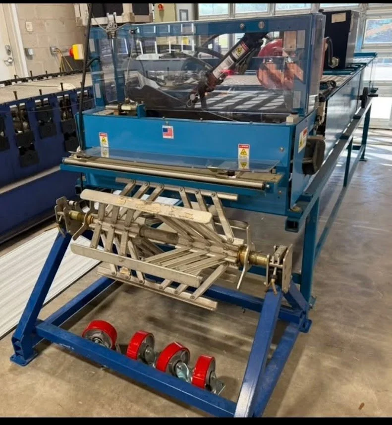 USED 2023 5 V CRIMP ROOF PANEL ROLLFORMING MACHINE