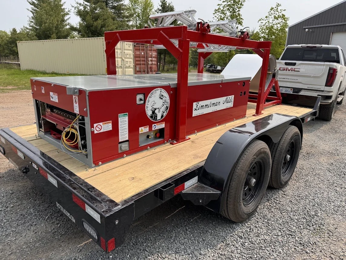 USED 2025 ZIMMERMAN Z-PANEL ROOF PANEL ROLLFORMER