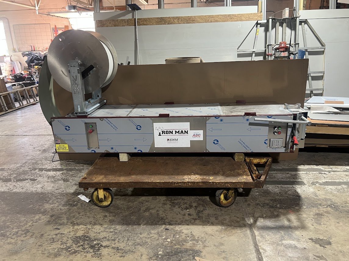 USED IRONMAN 5INCH GUTTER MACHINE