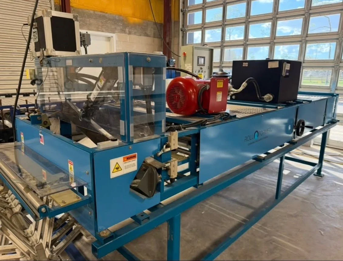 USED 2023 5 V CRIMP ROOF PANEL ROLLFORMING MACHINE