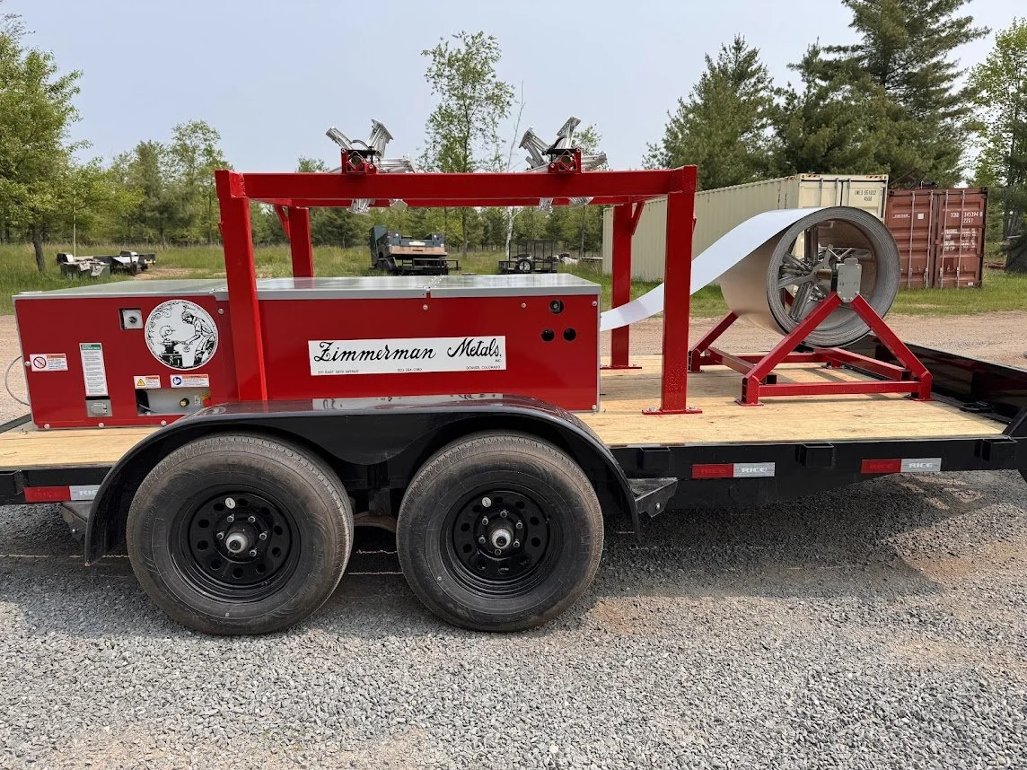 USED 2025 ZIMMERMAN Z-PANEL ROOF PANEL ROLLFORMER