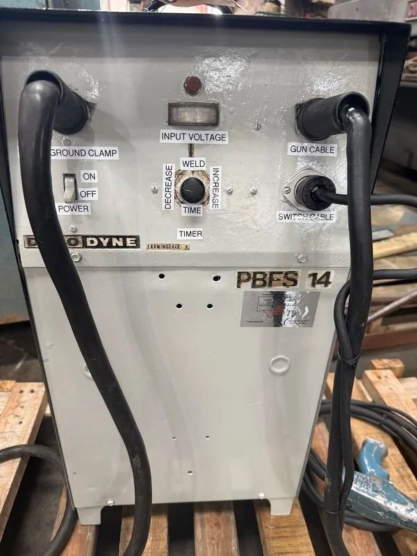 | Condition: USED | Type: PIN SPOTTER | Manufacturer: DURO DYNE | Model: PBFS14 | Year: UNKNOWN |