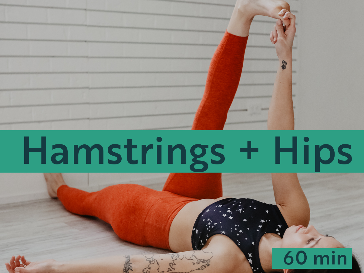 Using classical postures and lots of focused prop work, create length and space in your hamstrings and hips in this deeply calming practice.
