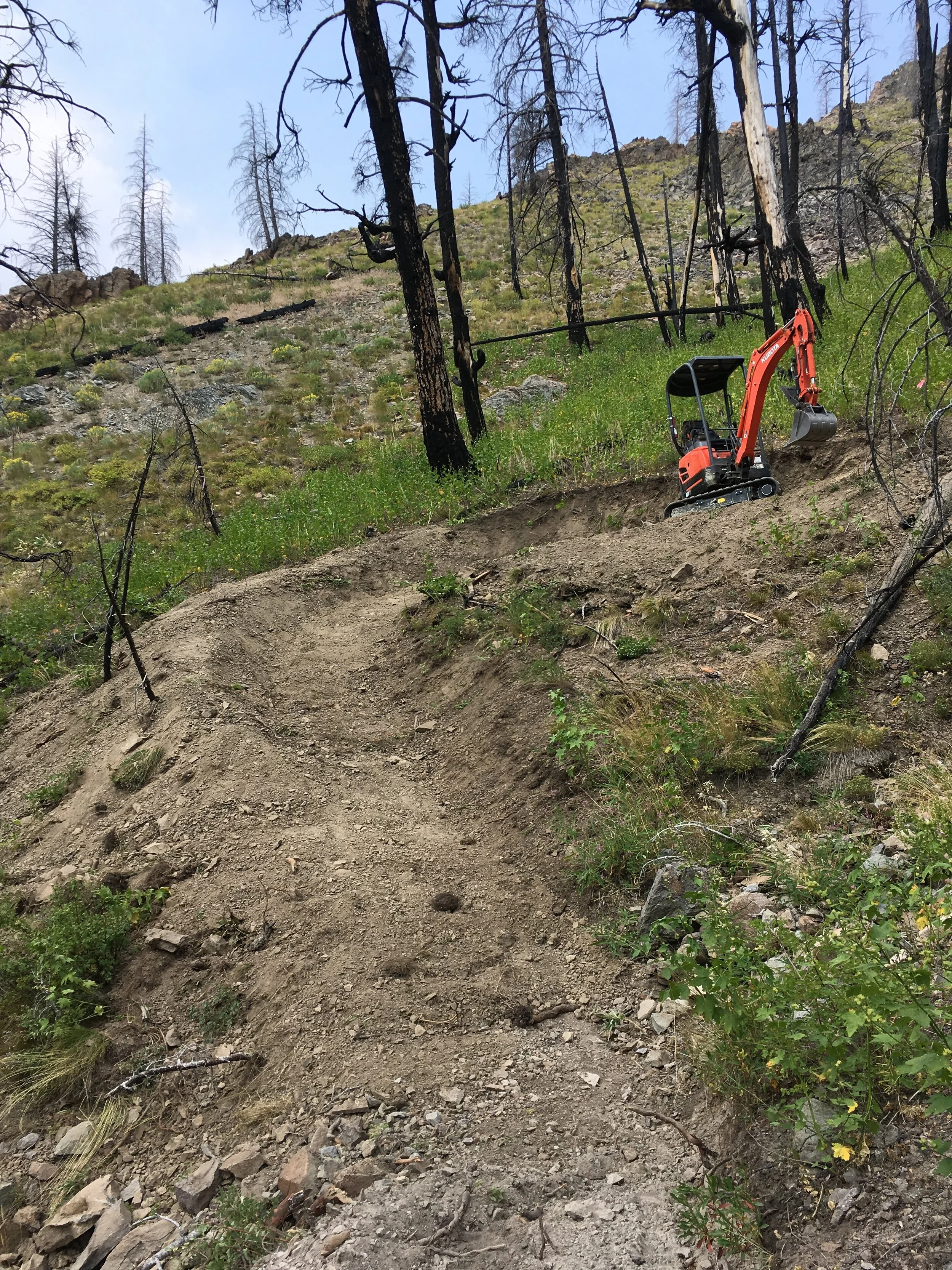 Alden Gulch Berm and Kabota