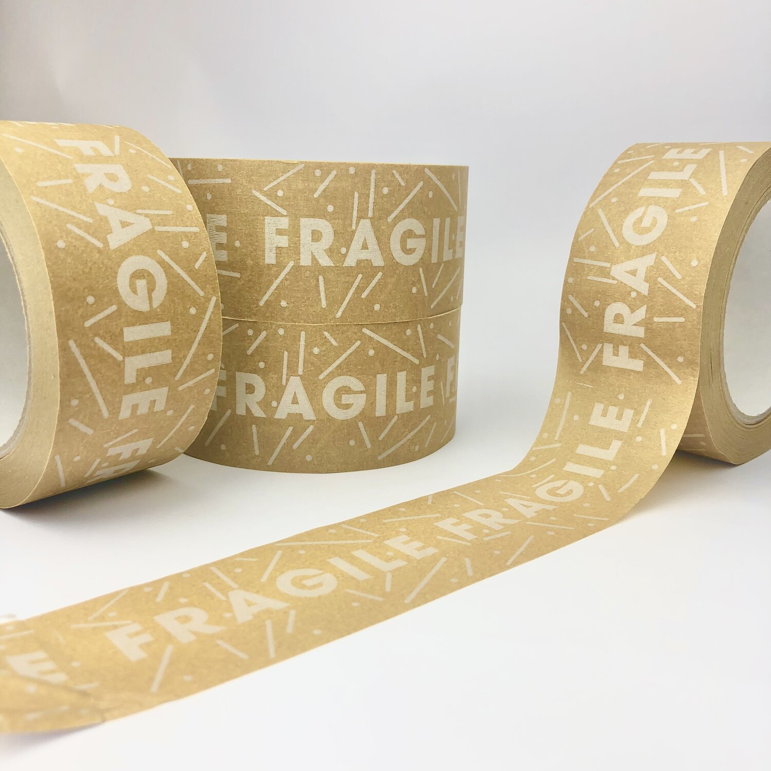 Designer FRAGILE | Eco packing tape | 50mm x 50m — Hallmarked Design