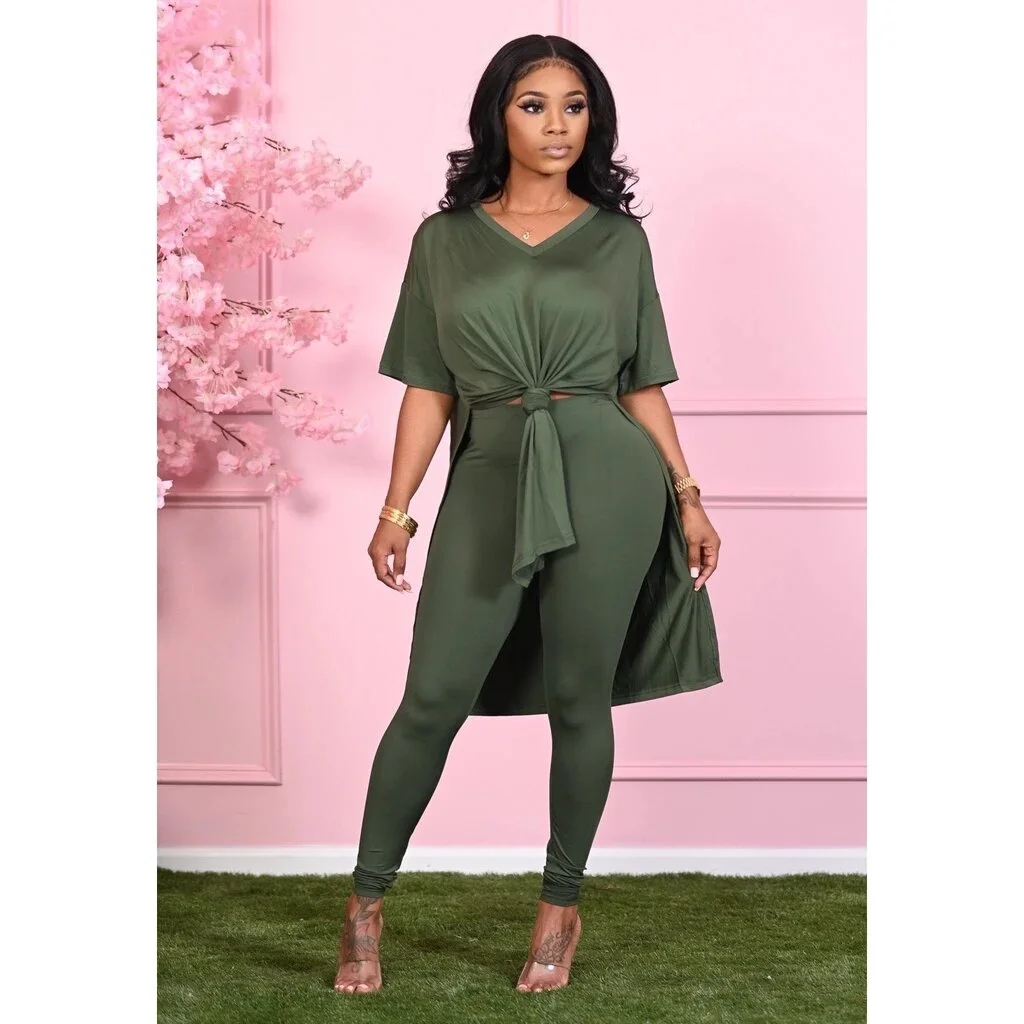 Casual Girl Two Piece (olive green).jpg