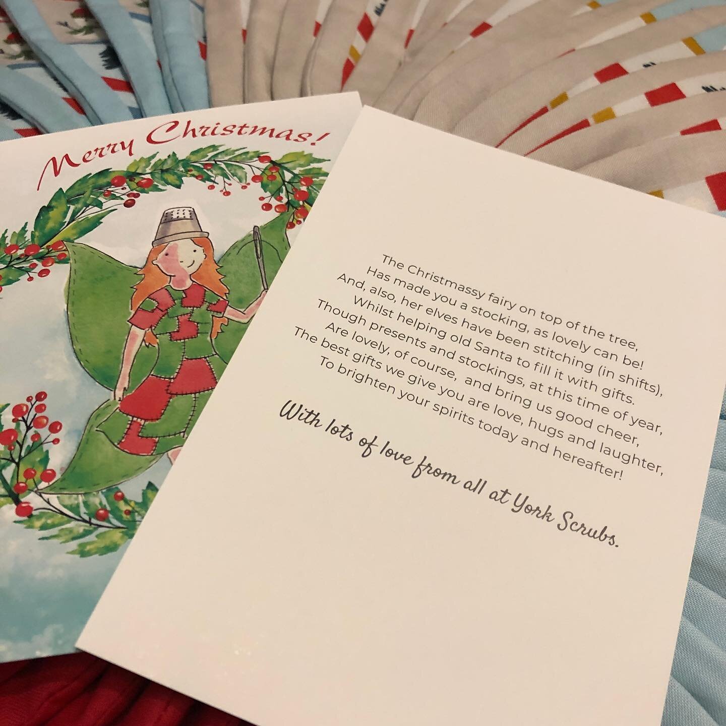 A big thanks to driver David, our newly appointed &lsquo;Logistics Laureate and Scrubs Sonneter&rsquo; who has written this lovely poem to accompany the stockings.
.
.
The elves at York Scrubs HQ are looking forward to helping Santa (aka @iamreusable