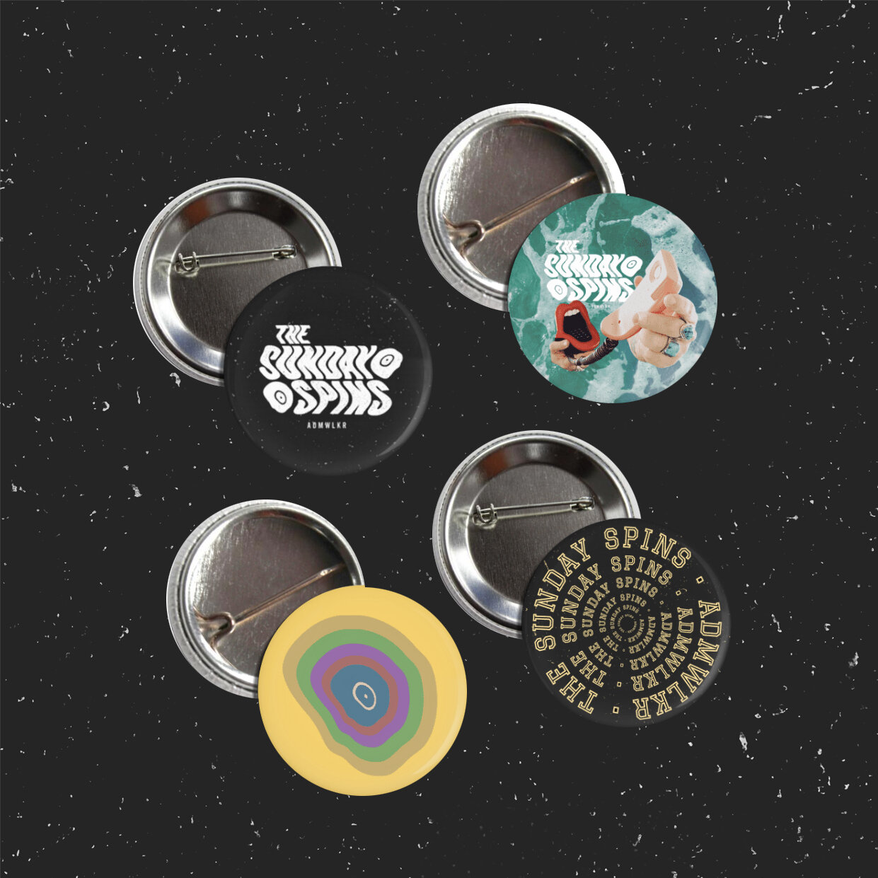 COSMIC BUTTONS - 4pk