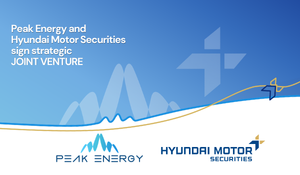 Peak Energy Launches Joint Venture with Hyundai Motor Securities in Korea