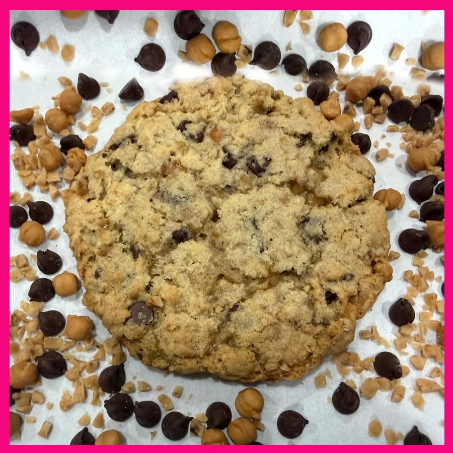 chocolate caramel toffee cookie