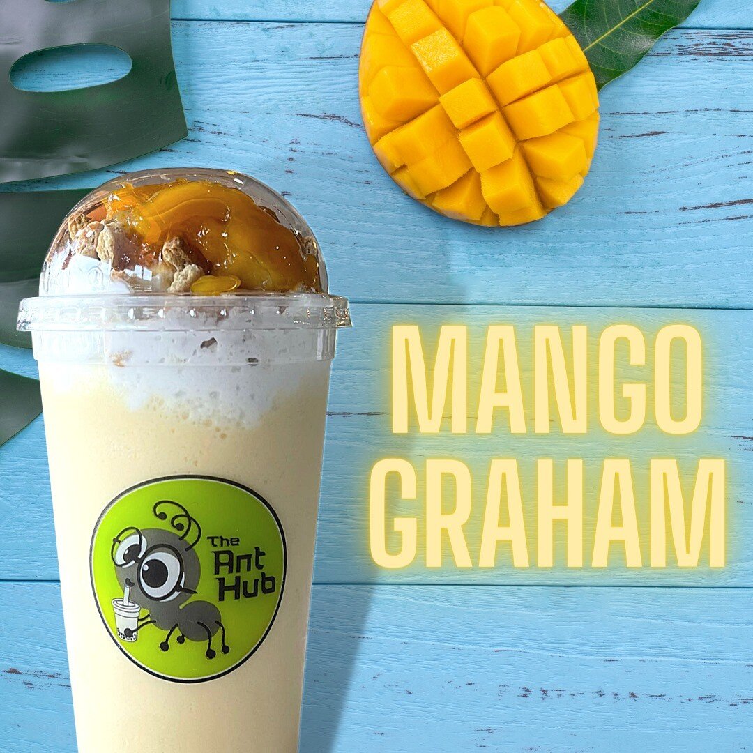 Mesmerized by the look of this drink?! Our Mango Graham is our top seller, and if you haven't tried it, then you're missing out! 🤪
-
We're open until 10 pm Monday to Saturday! 🐜
-
-
-
-
-
#boba #mangograham #mangodrink #freshmangodrink #mangoboba #