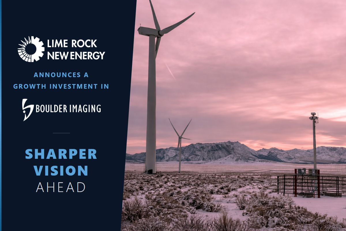 Boulder Imaging, an AI-Powered Machine Vision Leader, Receives Growth Investment from Lime Rock New Energy