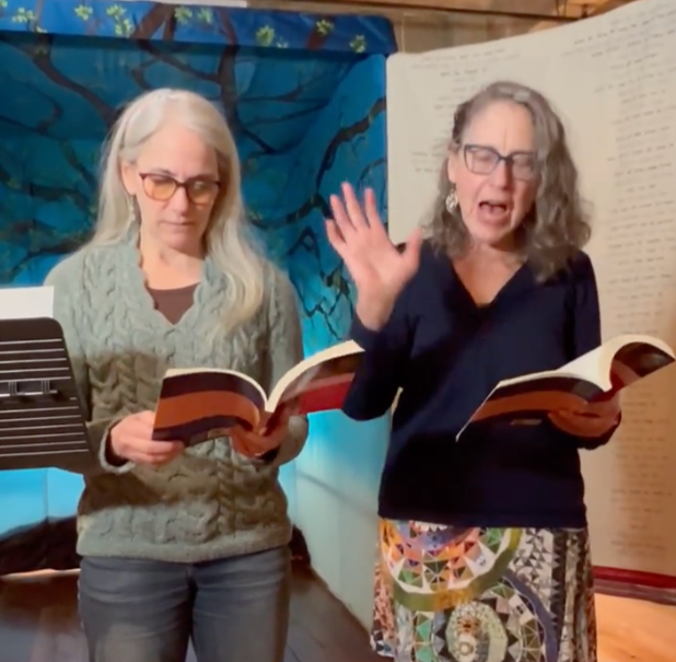 Storytelling by Gail and Cassandra from "The Rooster Princess and Other Tales"