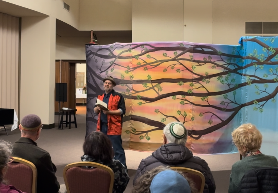 Brian Rohr sharing his poetry from "Shaken to My Bones"