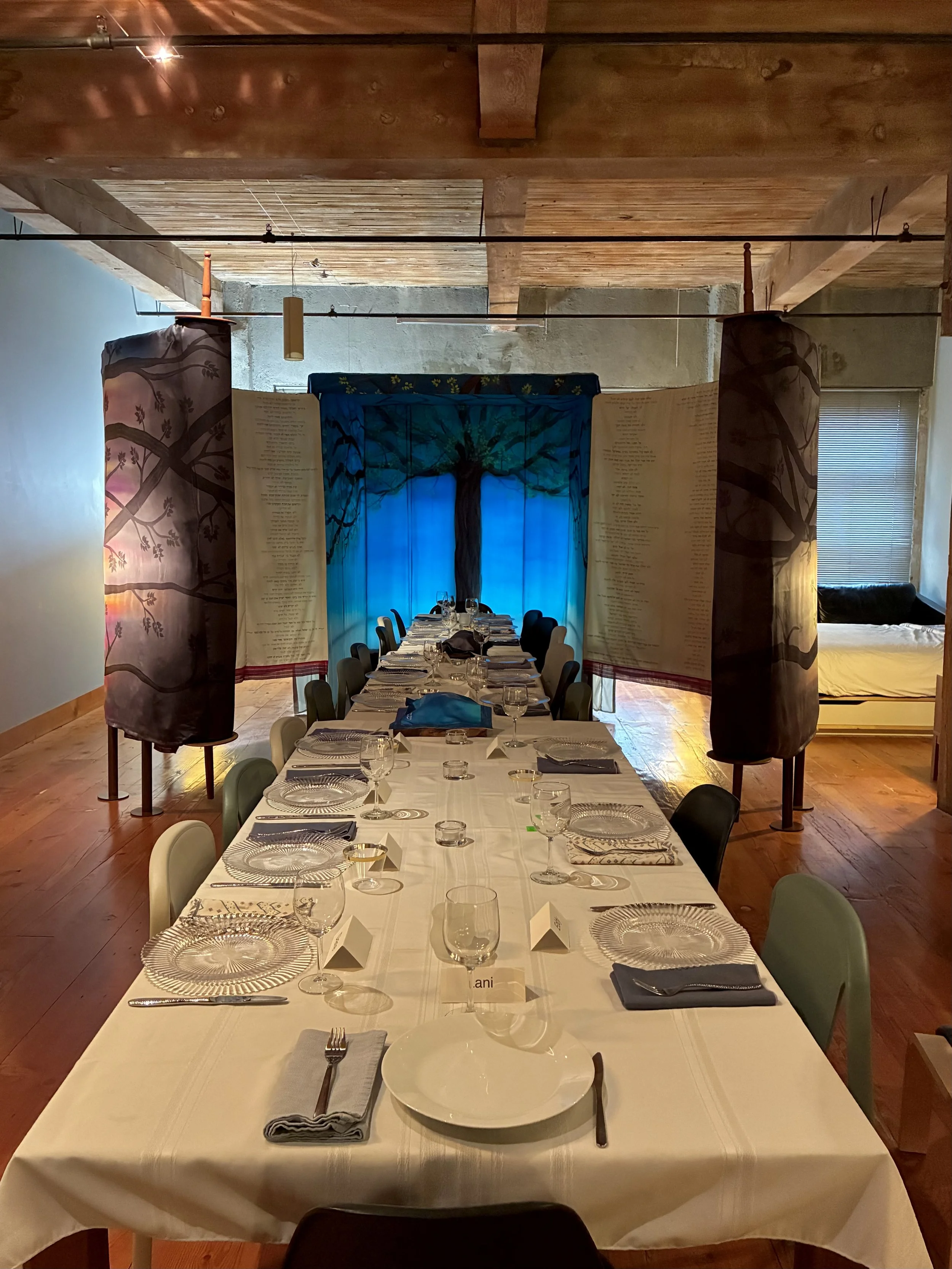 Shabbat Dinner Setup