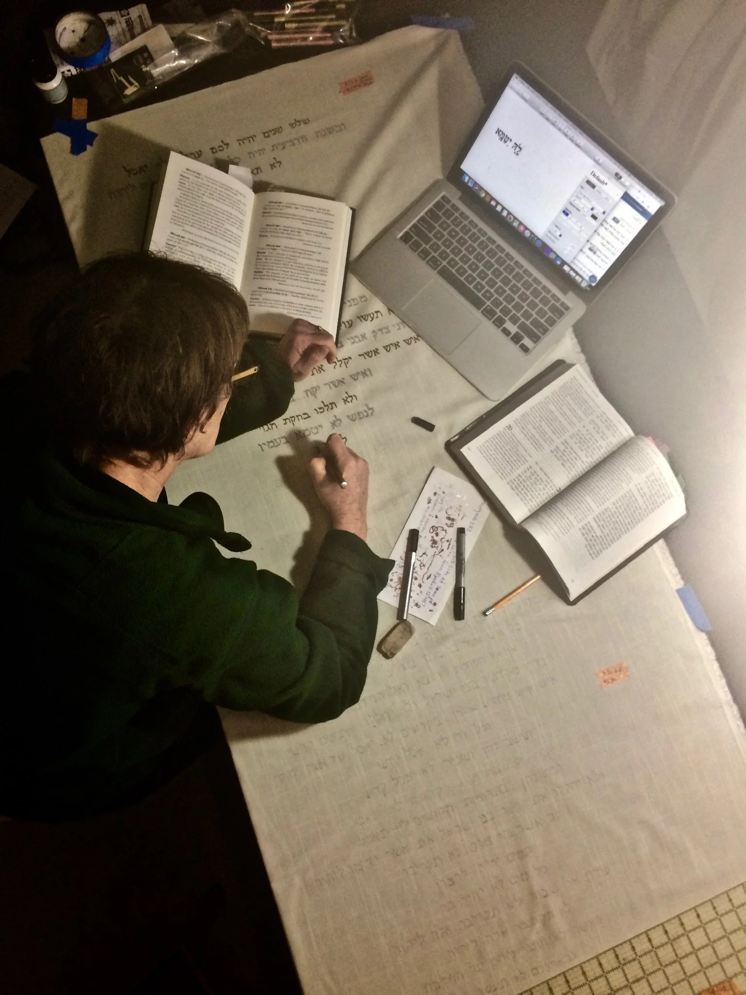 Writing Hebrew commandments/Checking different sources