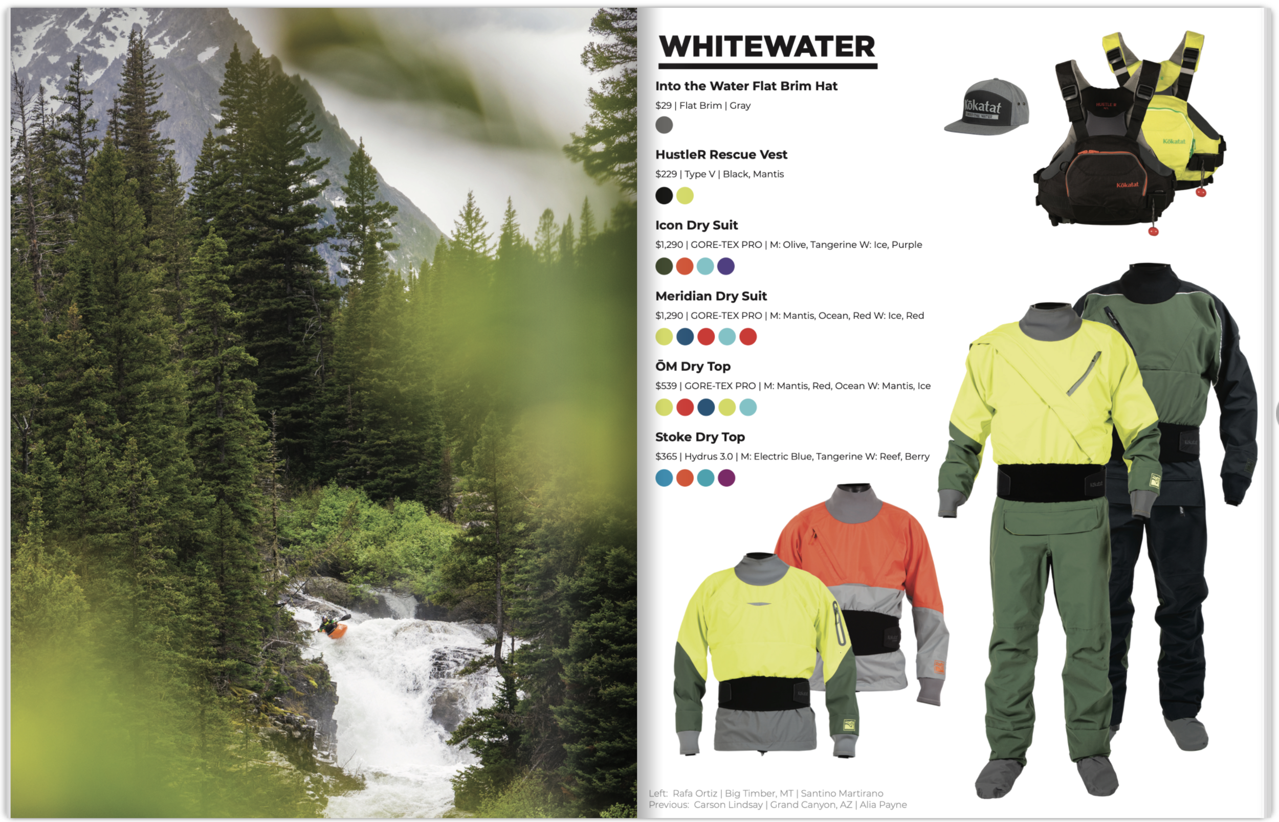 Kokatat 2021 Catalog ft. Rafa Ortiz