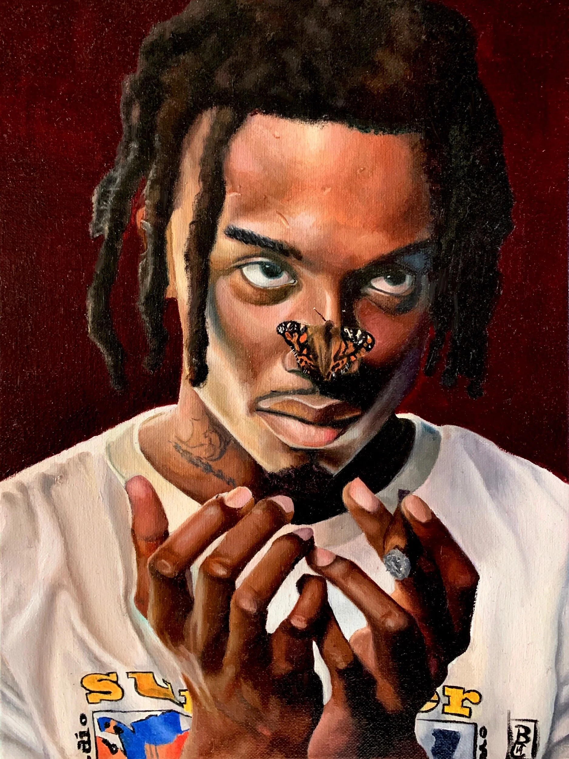 Portrait of Playboi Carti 11x14” Oil
$600