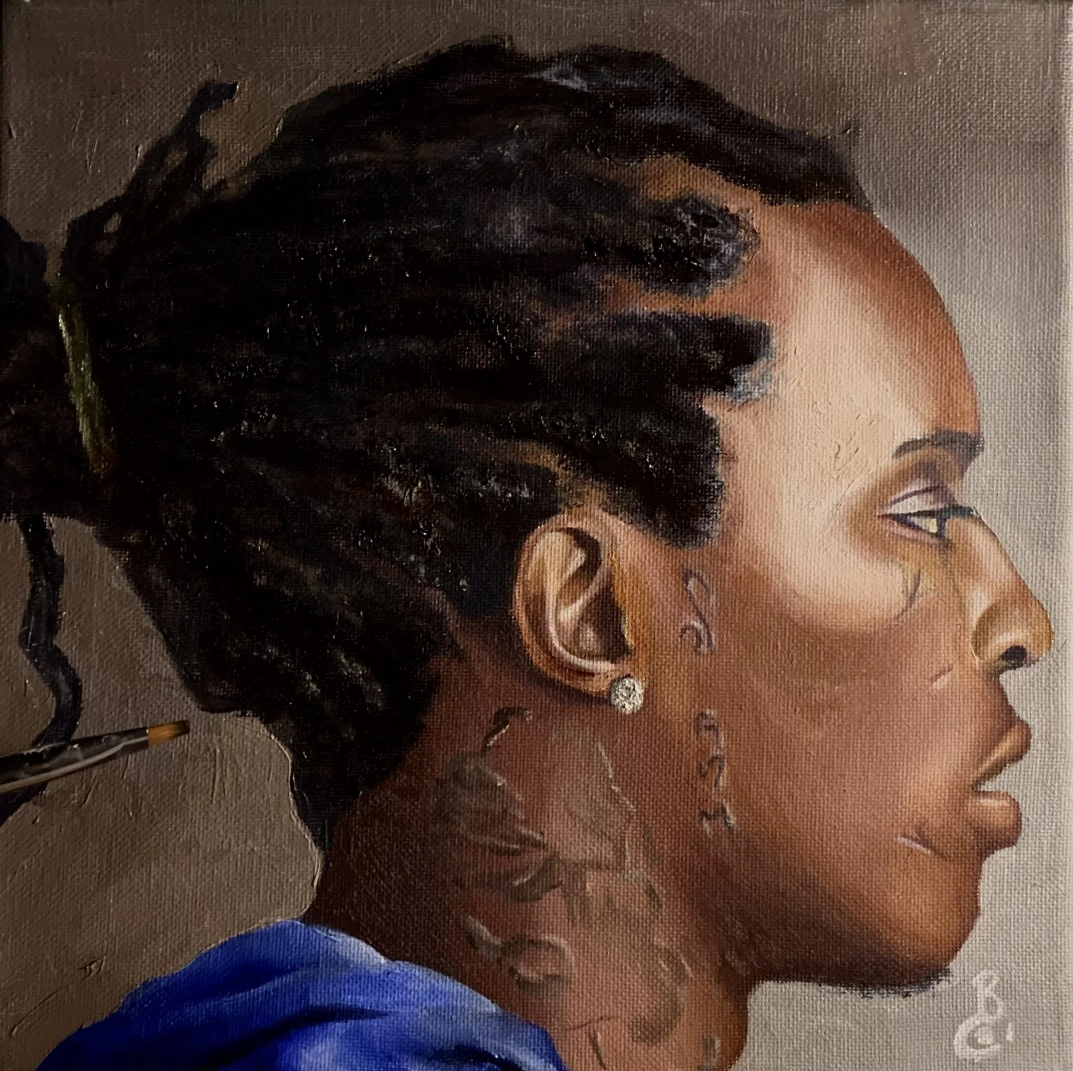 Portrait of Young Thug 10x10” Oil
Sold